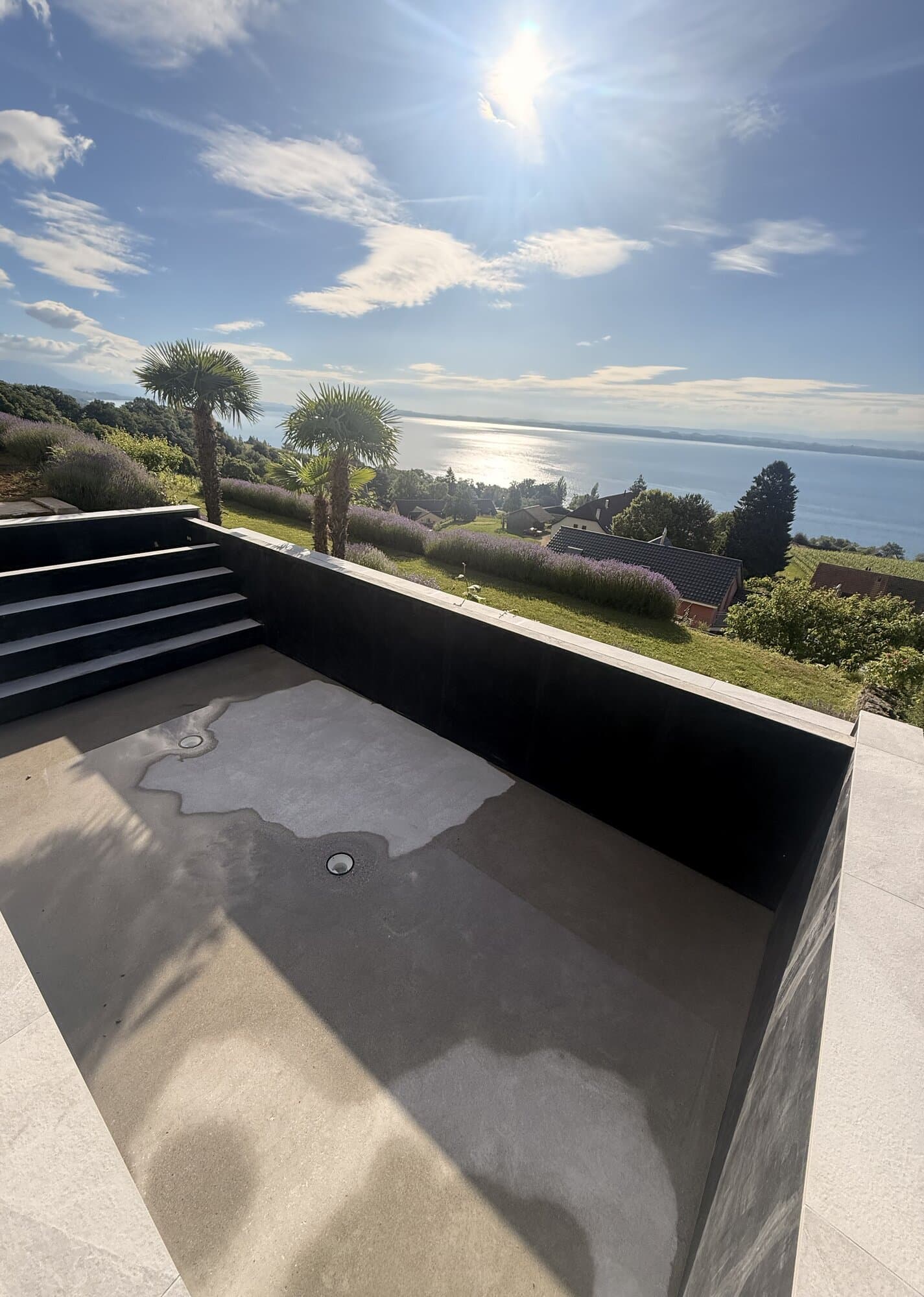 Débordement face au Léman